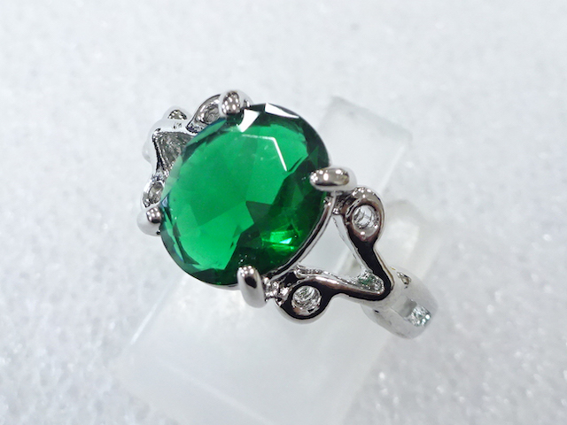 色石　指輪(18号)